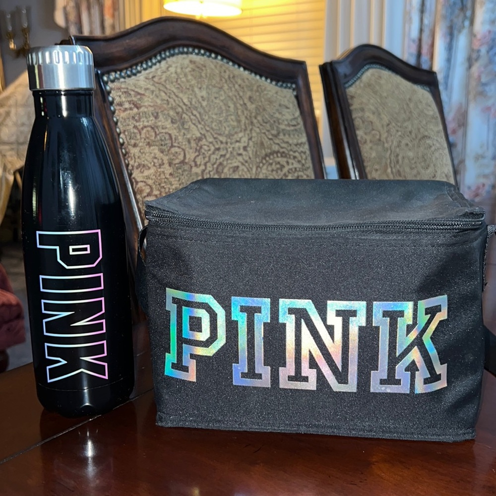 COPY - Pink bictoria secret linch bag set